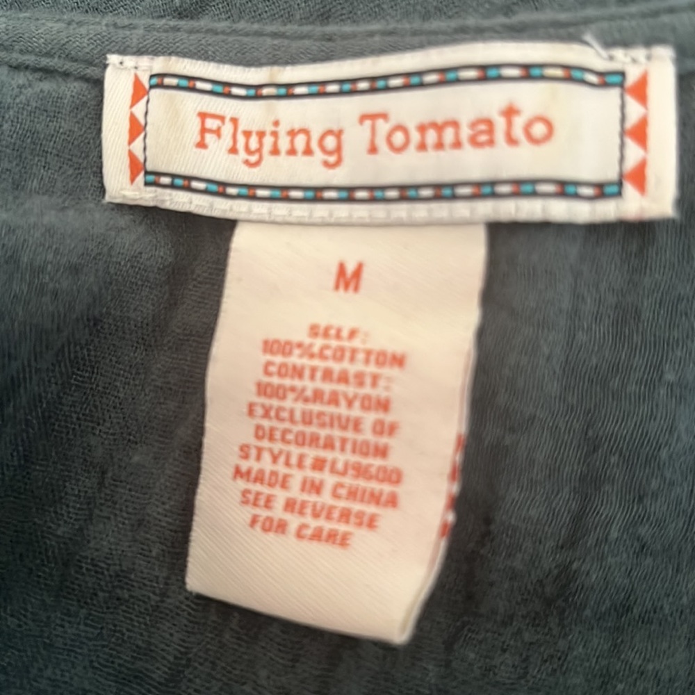 Flying Tomato Lightweight Embroidered Soft Jacket size M - Picture 5 of 6